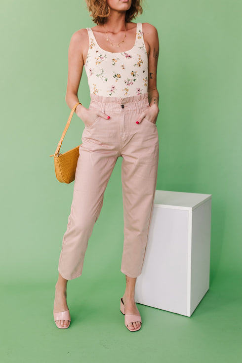 On The Road Pant// Blush