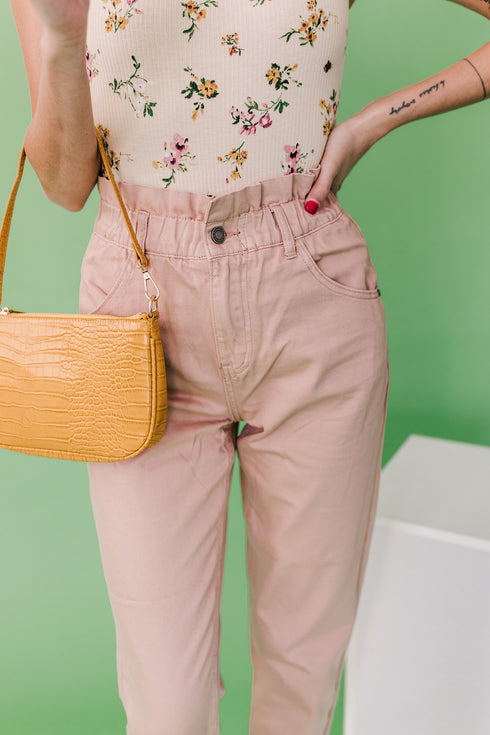 On The Road Pant// Blush