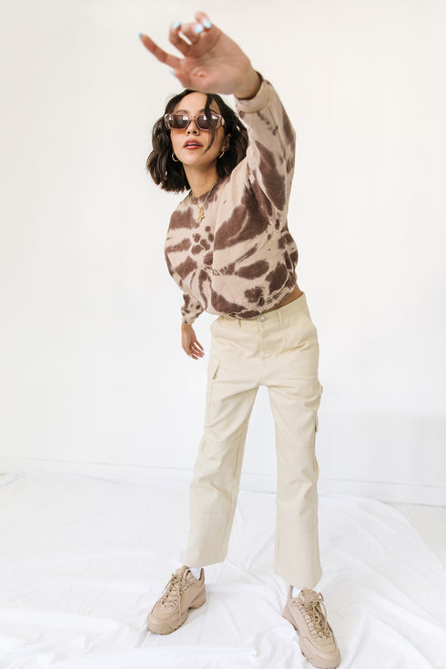 Boyish Babe Pant// Cream