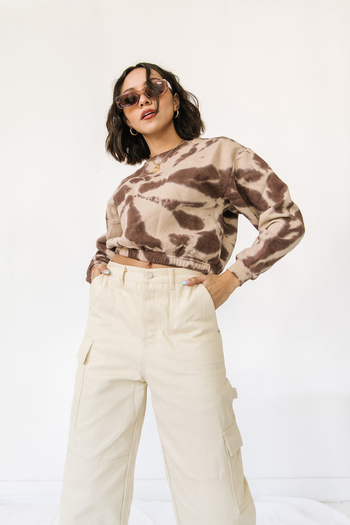 Boyish Babe Pant// Cream