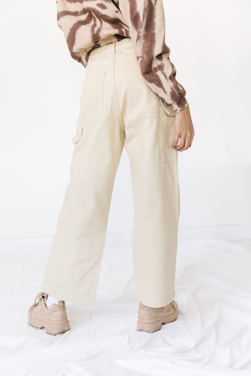Boyish Babe Pant// Cream