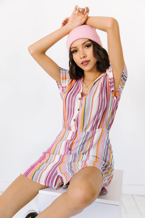 Chasing Rainbows Romper