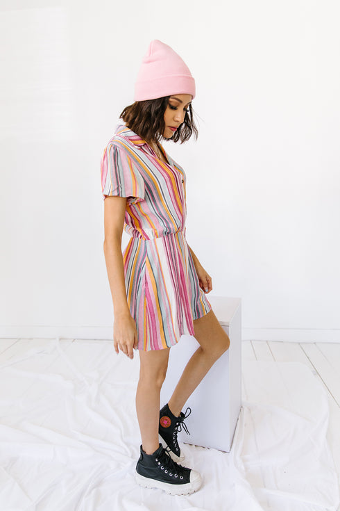 Chasing Rainbows Romper