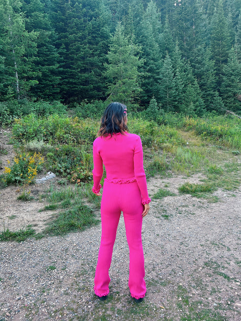 Pink Princess Knit Pant