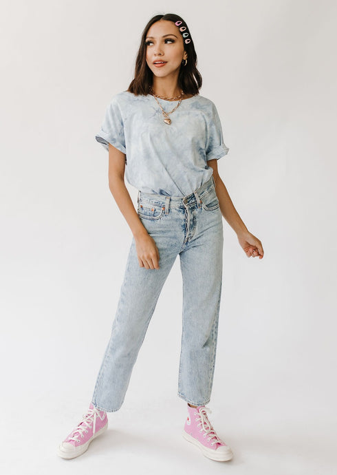 Almost Famous Tee// Blue