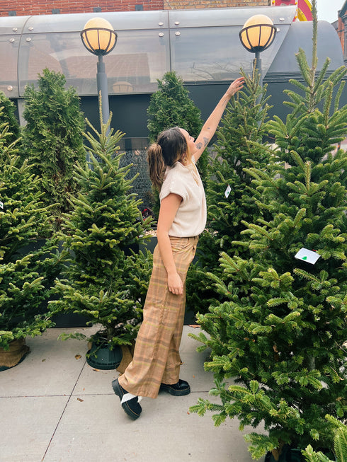 In Vogue Checked Pant