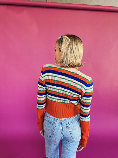 Too Cool For School Striped Top