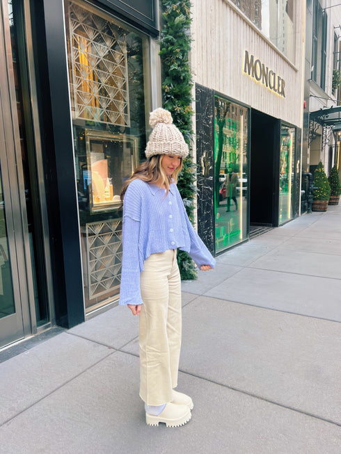 Lazy Love Top// Blue