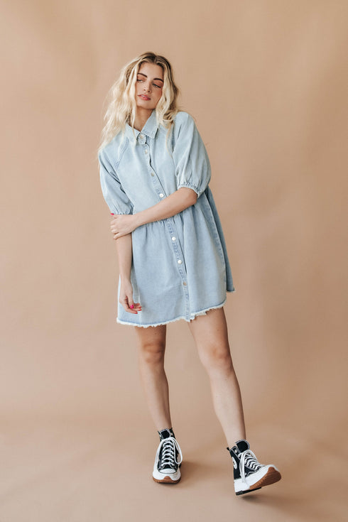 Fall Fever Denim Dress