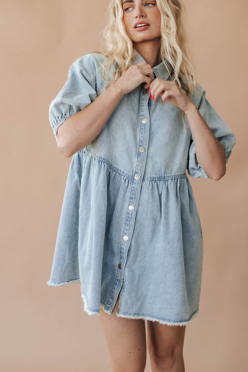 Fall Fever Denim Dress