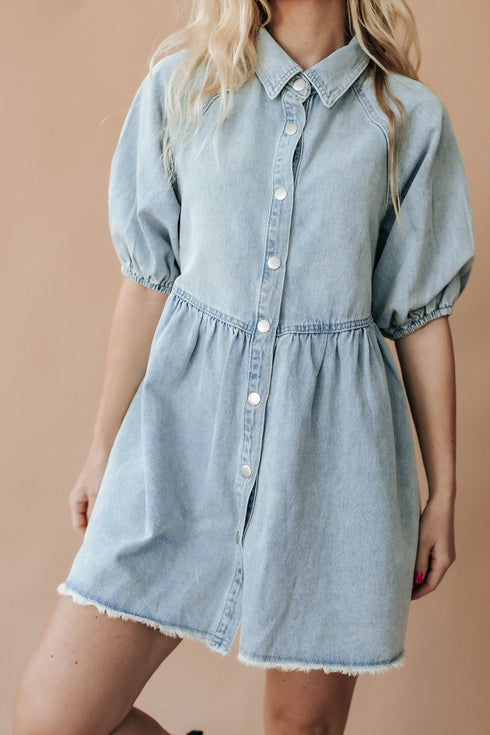 Fall Fever Denim Dress