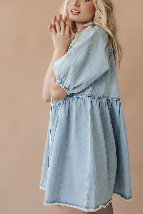 Fall Fever Denim Dress