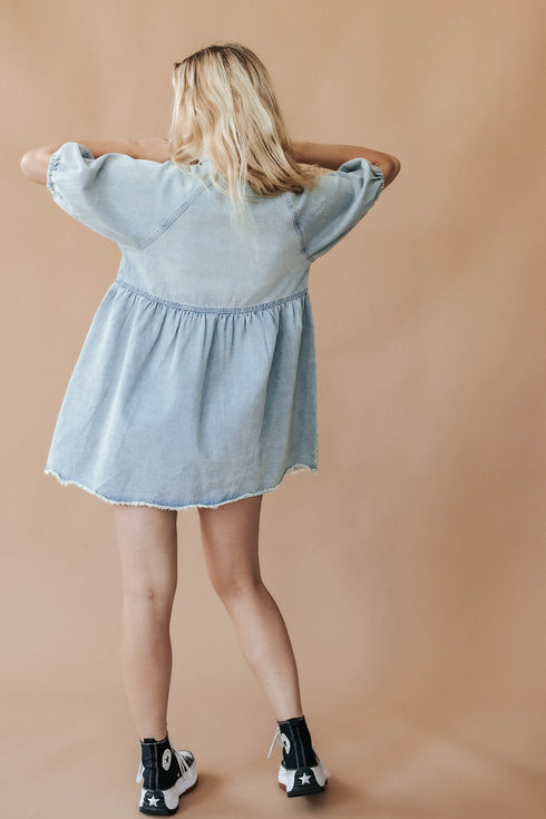 Fall Fever Denim Dress