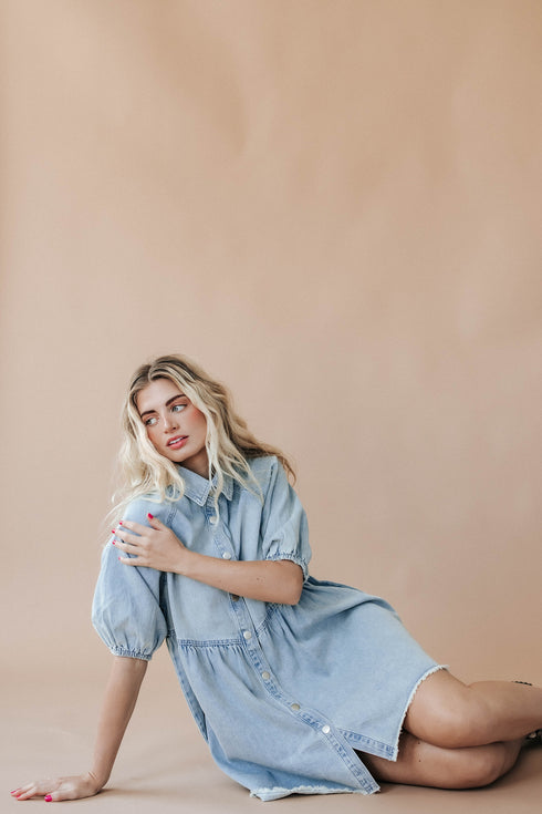 Fall Fever Denim Dress