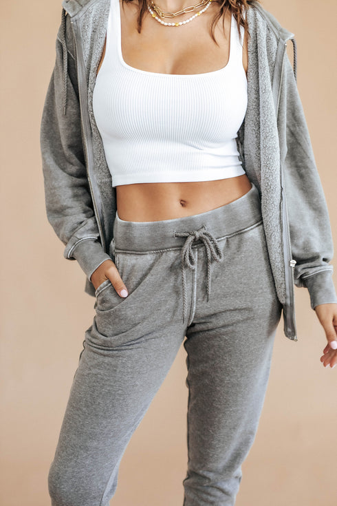 Crushed It Jogger // Charcoal