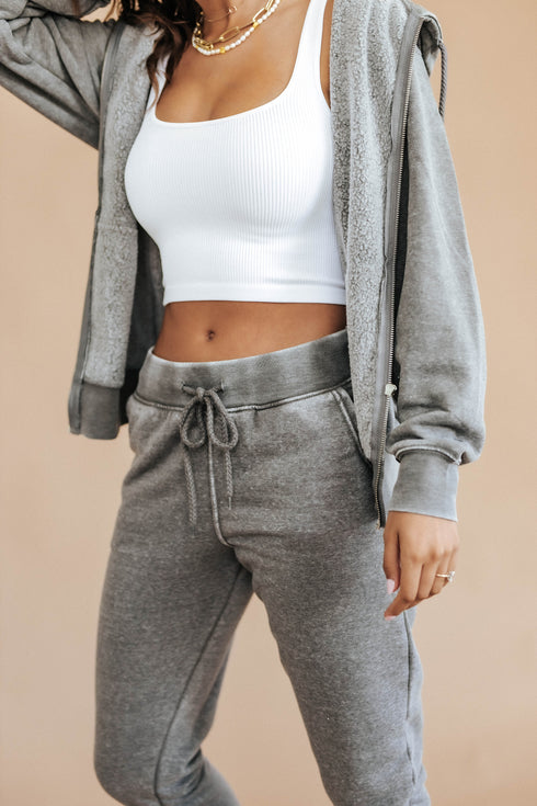 Crushed It Jogger // Charcoal