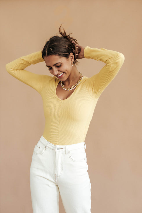 Not Your Hunny Ribbed Bodysuit