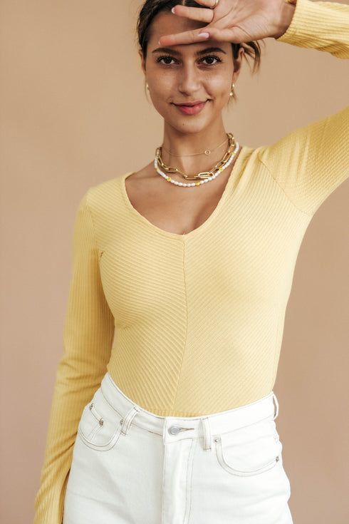 Not Your Hunny Ribbed Bodysuit