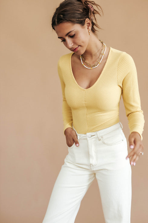 Not Your Hunny Ribbed Bodysuit