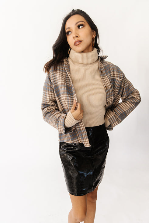 Glow Up Sweater // Tan