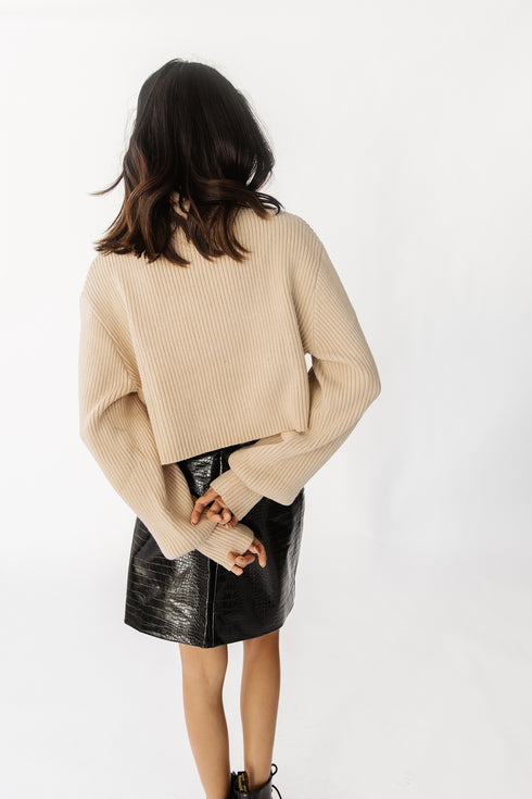 Glow Up Sweater // Tan