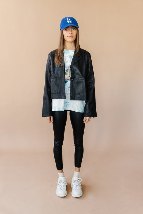 Total Muse Faux-Leather Leggings