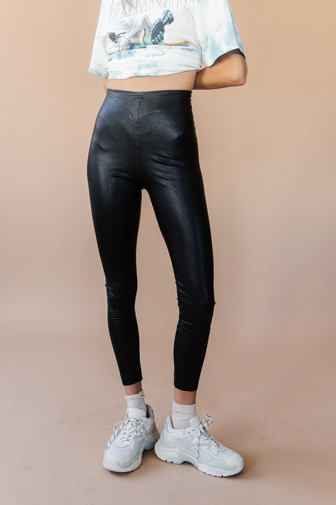 Total Muse Faux-Leather Leggings