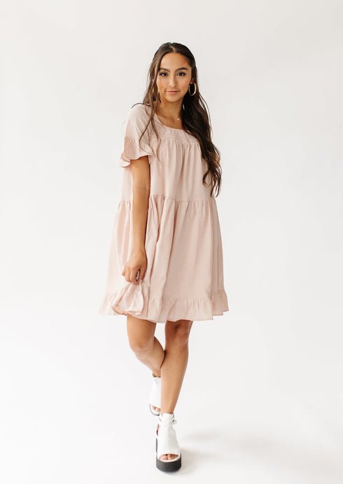 Summertime Fine Mini Dress// Blush