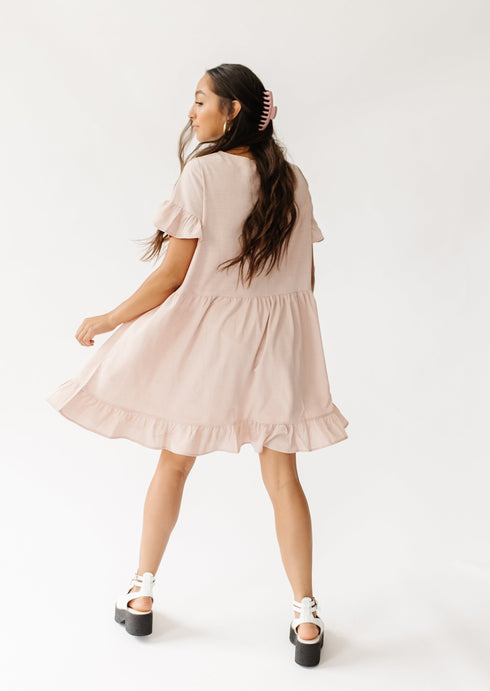 Summertime Fine Mini Dress// Blush