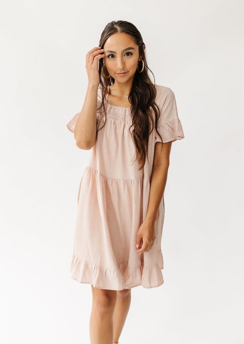Summertime Fine Mini Dress// Blush