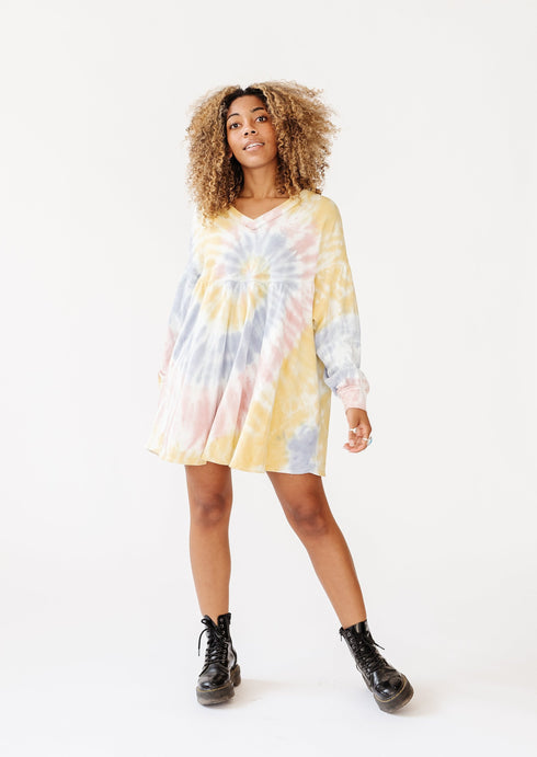 Be Cool Baby Tie Dye Dress
