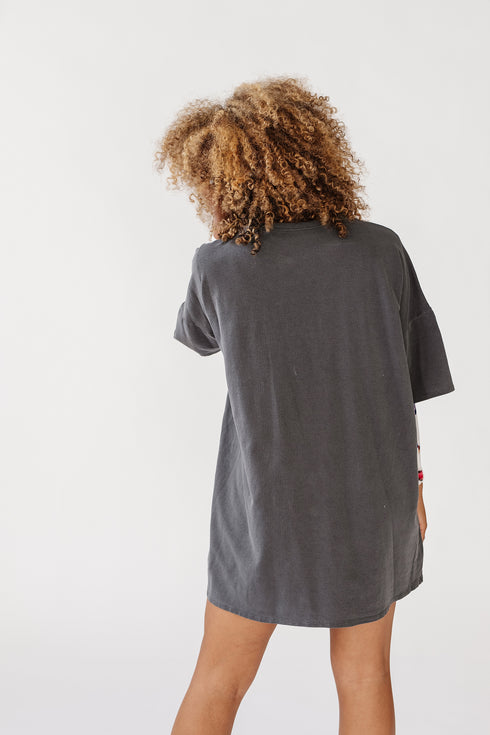 New Rules Oversized Tee// Charcoal