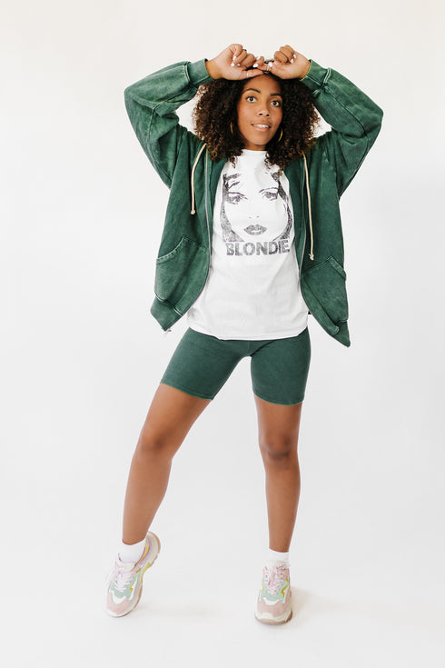 Wake Up Late Hoodie// Teal *RESTOCKED*