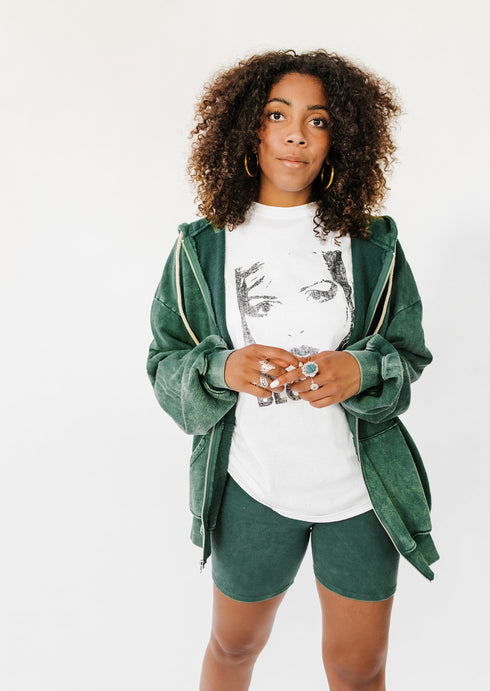 Wake Up Late Hoodie// Teal *RESTOCKED*