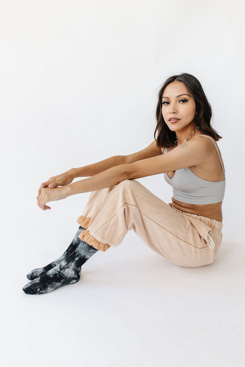 Play It Loud Tie Dye Socks// Black *RESTOCKED*