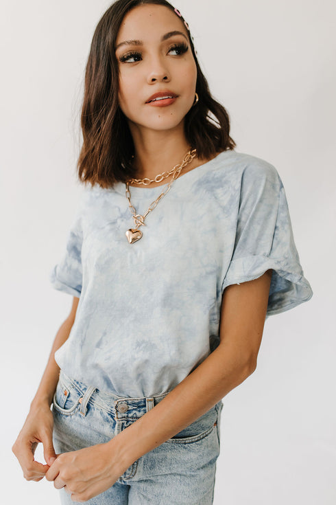 Almost Famous Tee// Blue