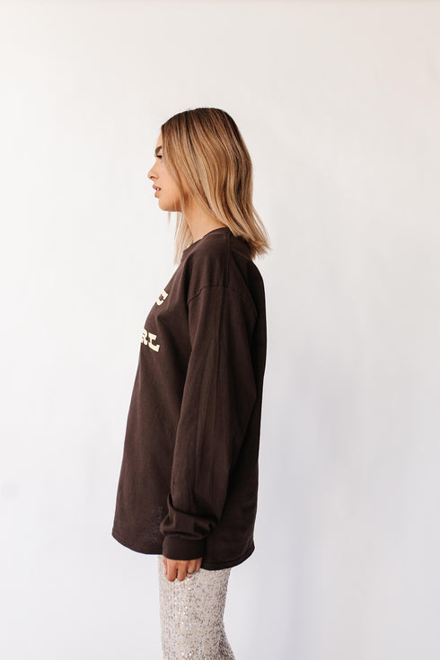 Cosmic Cowgirl Tee // Chocolate