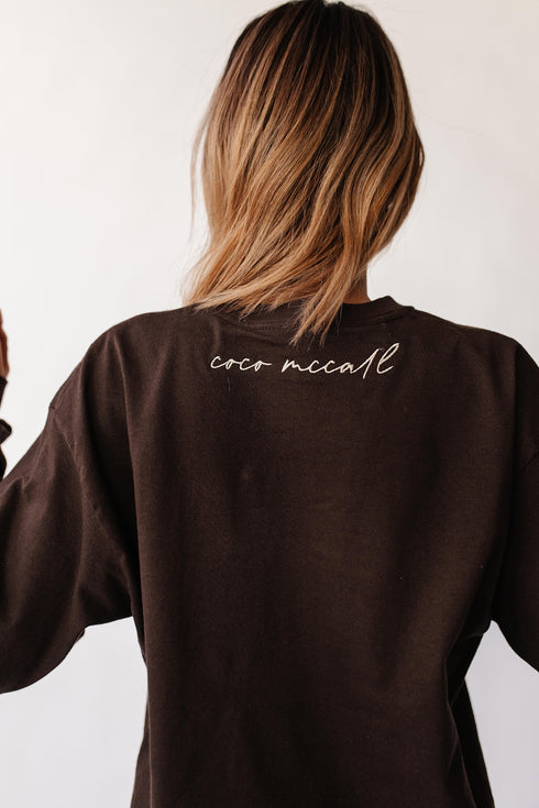 Cosmic Cowgirl Tee // Chocolate