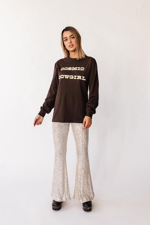 Cosmic Cowgirl Tee // Chocolate