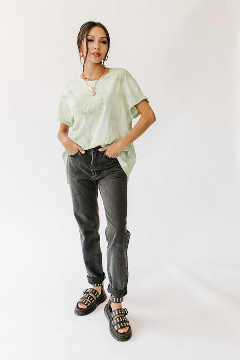 Almost Famous Tee// Sage