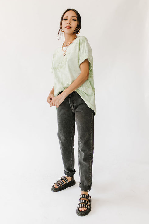 Almost Famous Tee// Sage