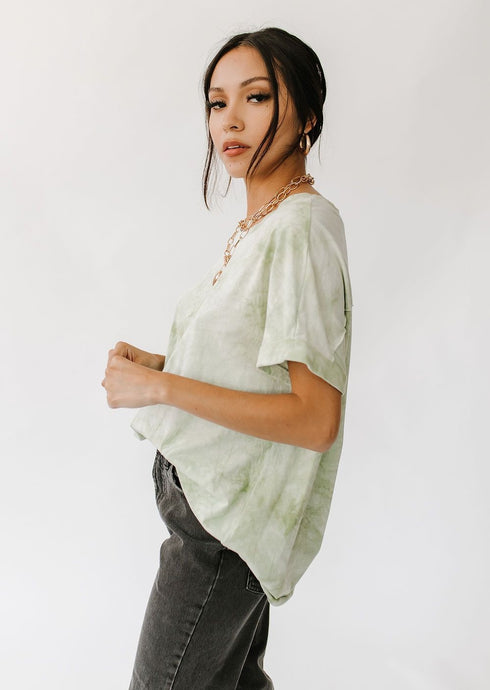 Almost Famous Tee// Sage