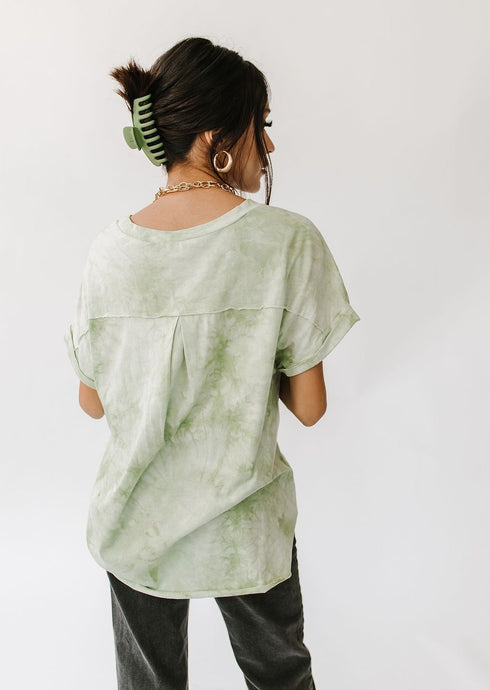 Almost Famous Tee// Sage