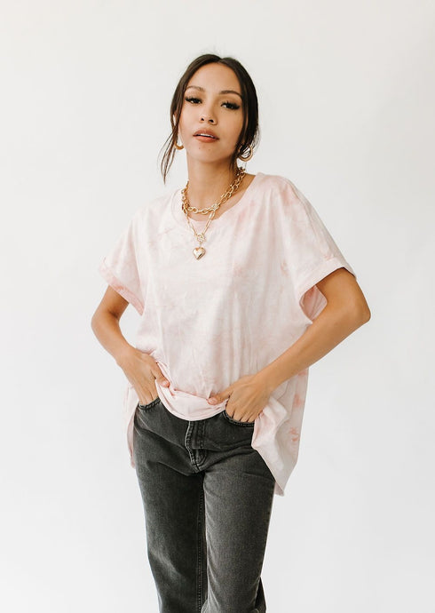 Almost Famous Tee// Pink