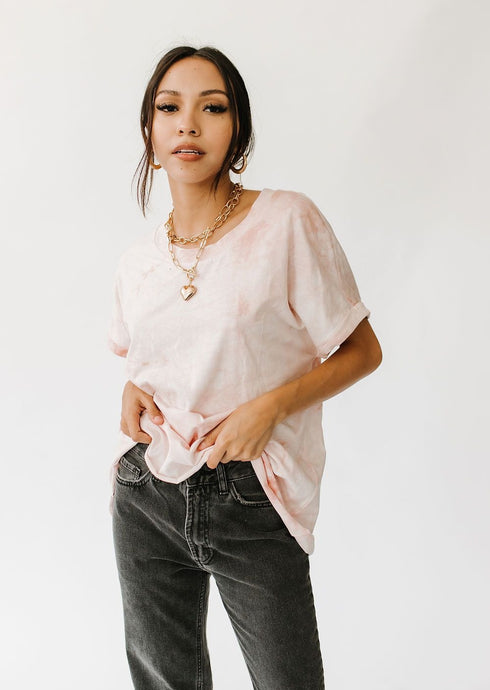 Almost Famous Tee// Pink