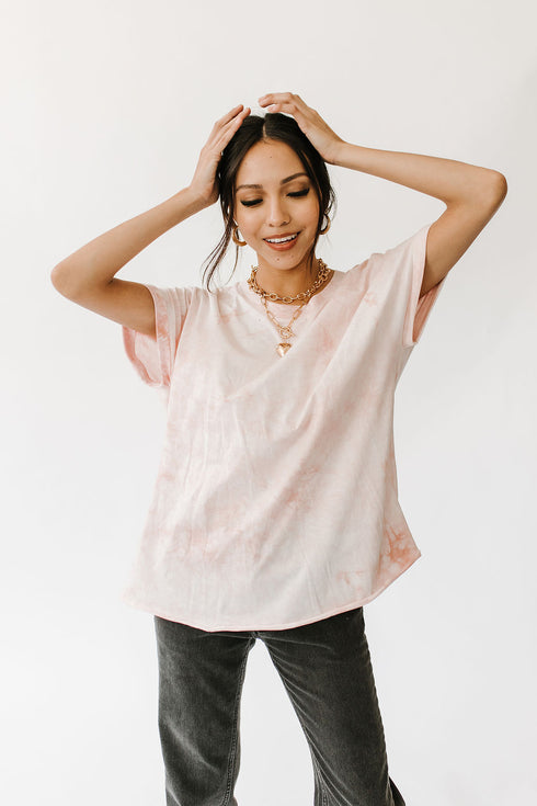 Almost Famous Tee// Pink