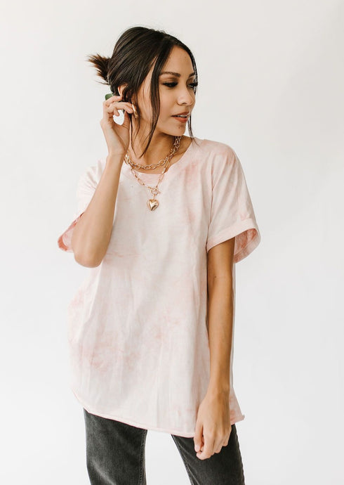 Almost Famous Tee// Pink