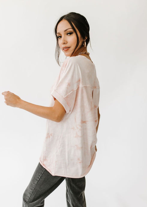 Almost Famous Tee// Pink