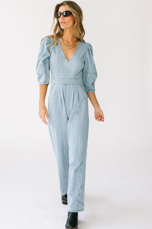 Fashion Icon Denim Jumpsuit