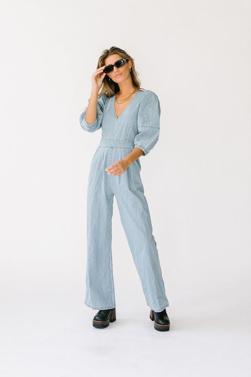 Fashion Icon Denim Jumpsuit